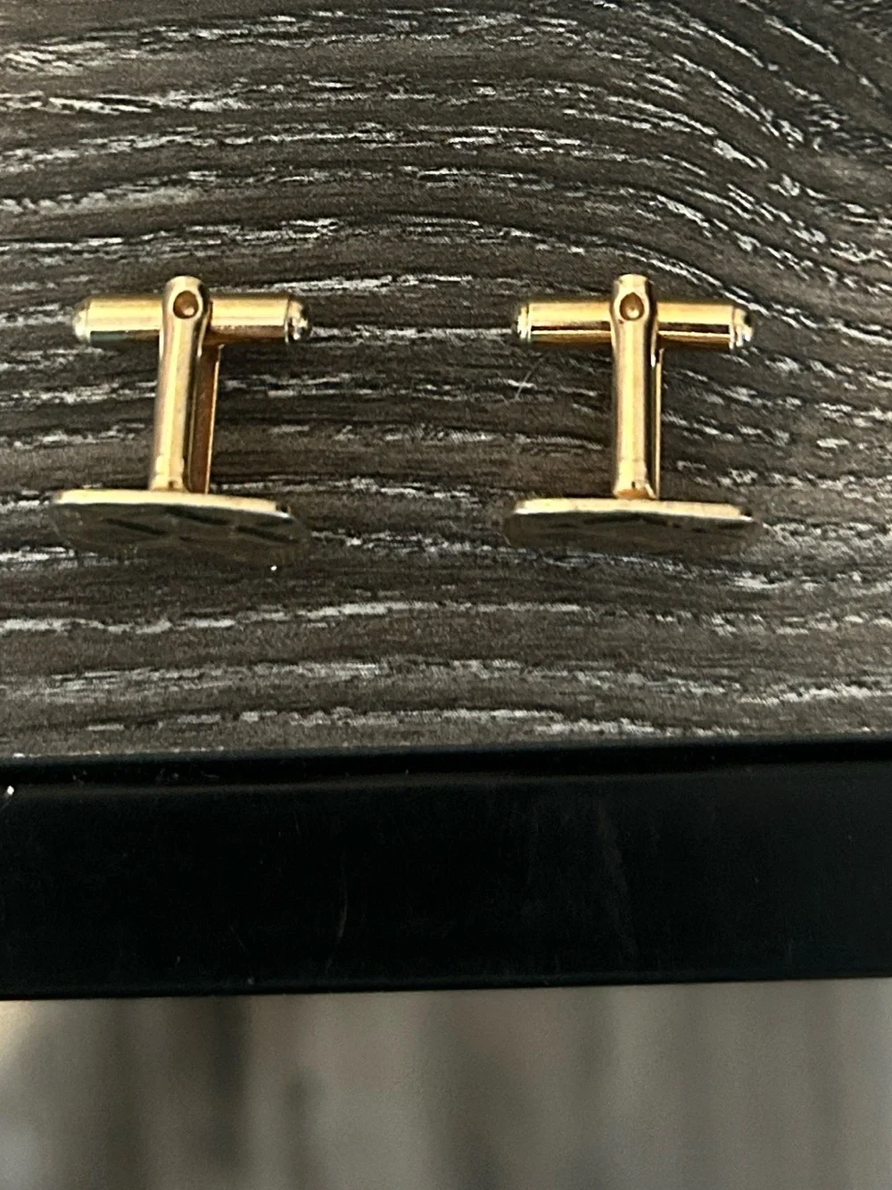 Vintage quilted cufflinks
